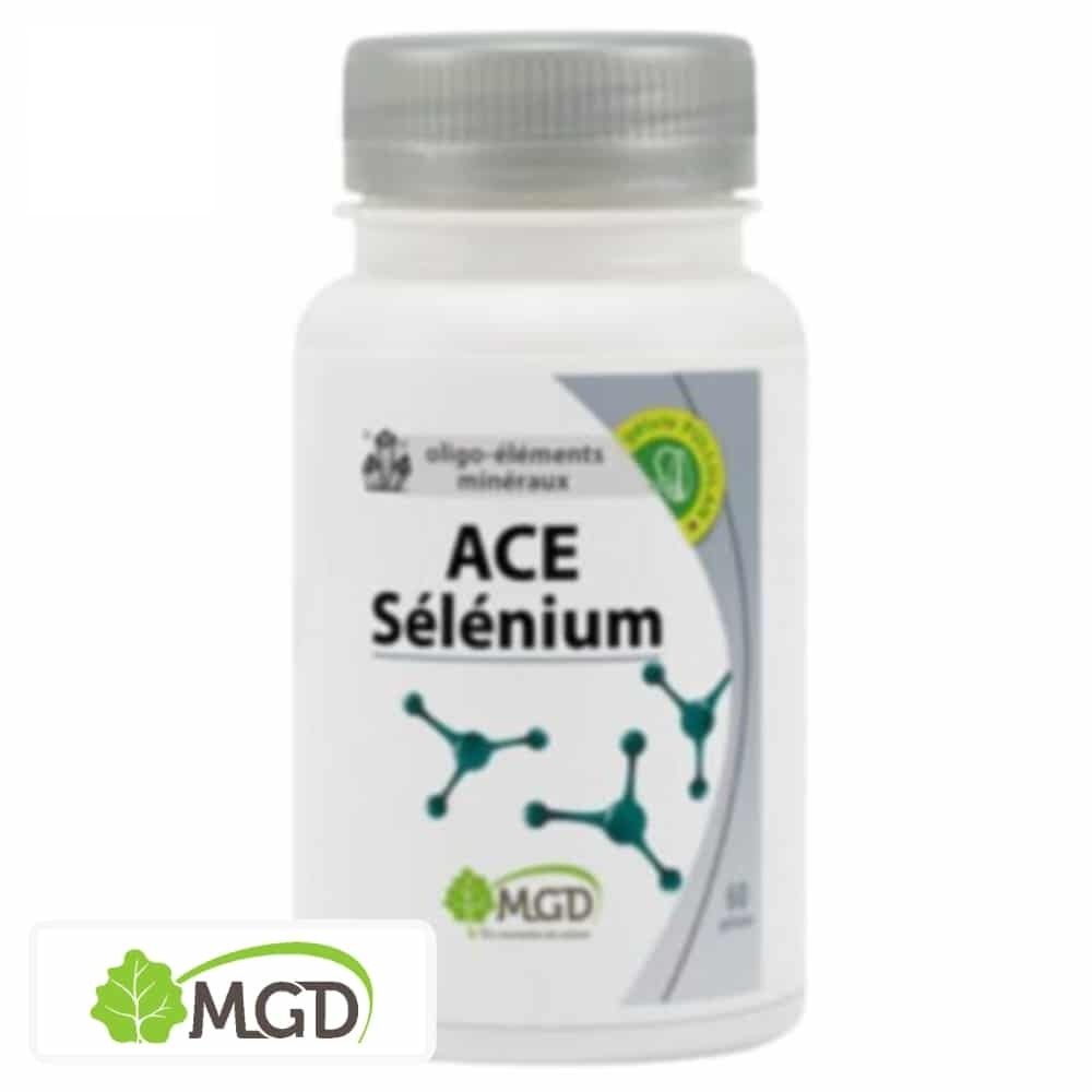 mgd nature – oligo elements mineraux ace et selenium – 60 gelules