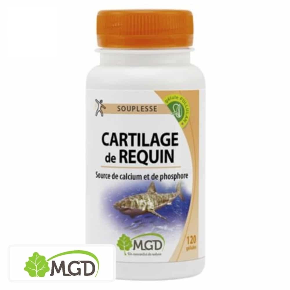 mgd nature – souplesse cartilage de requin – 120 gelules