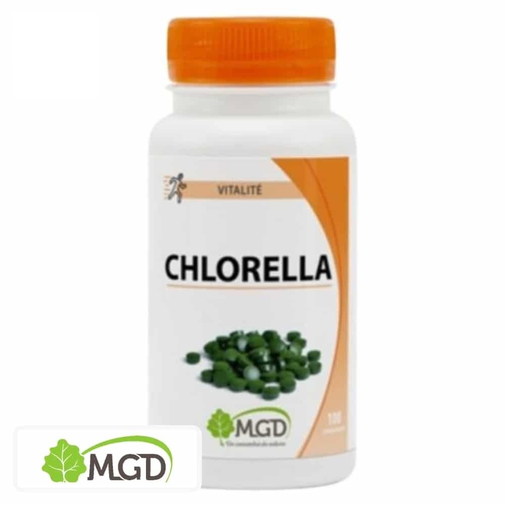 mgd nature – vitalite chlorella – 100 gelules