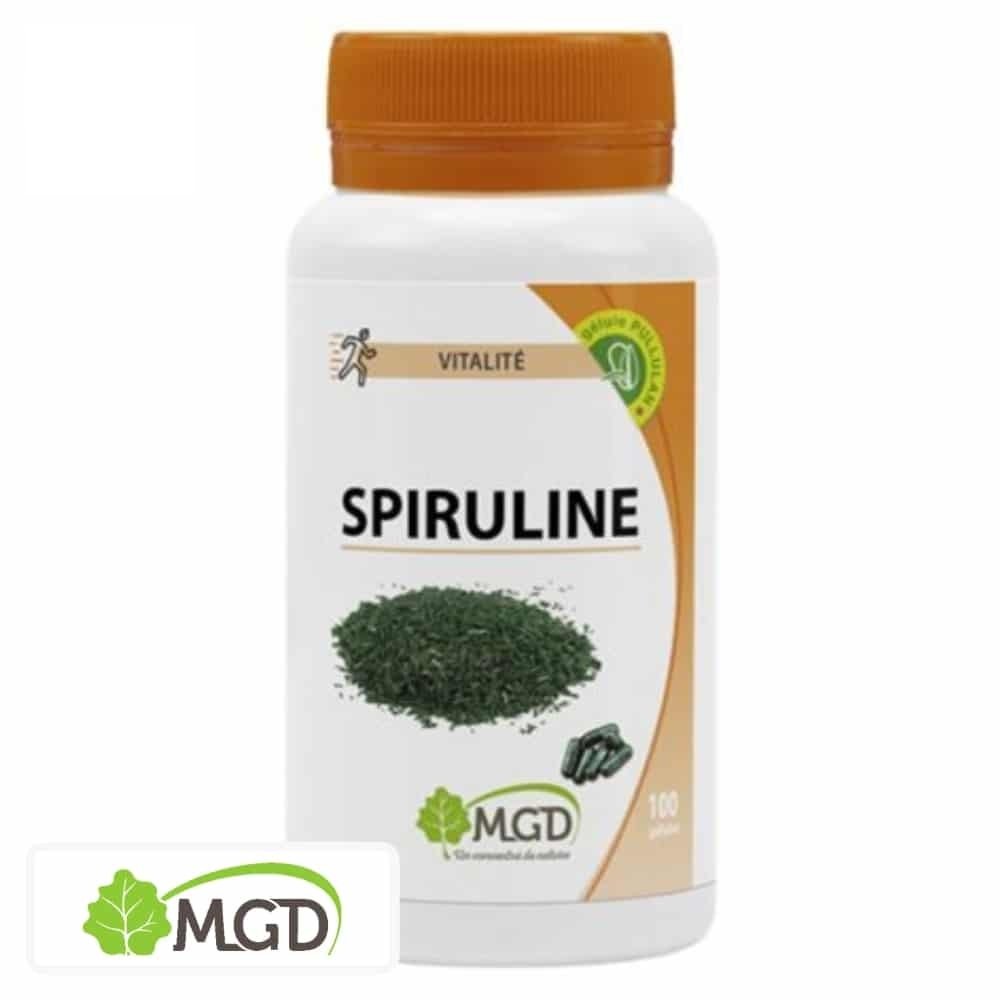 mgd nature – vitalite spiruline – 100 comprimes