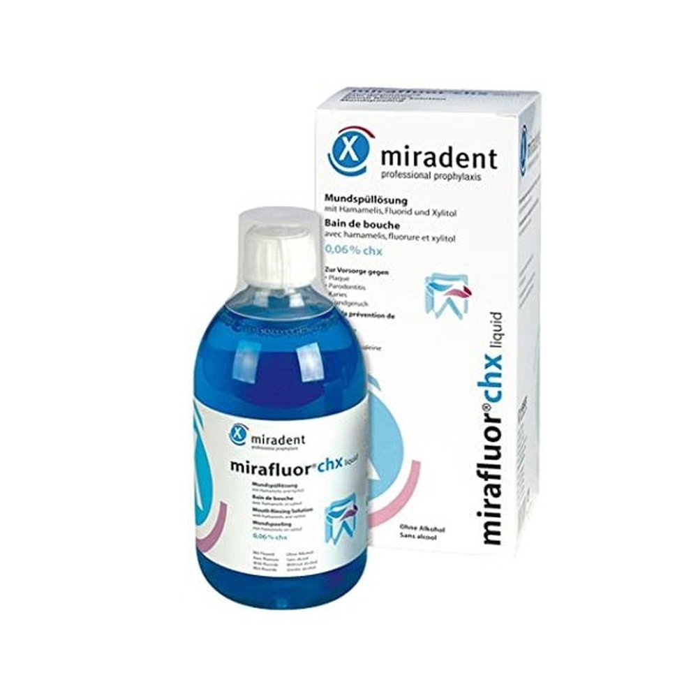 miradent – mirafluor chx liquid – 500ml