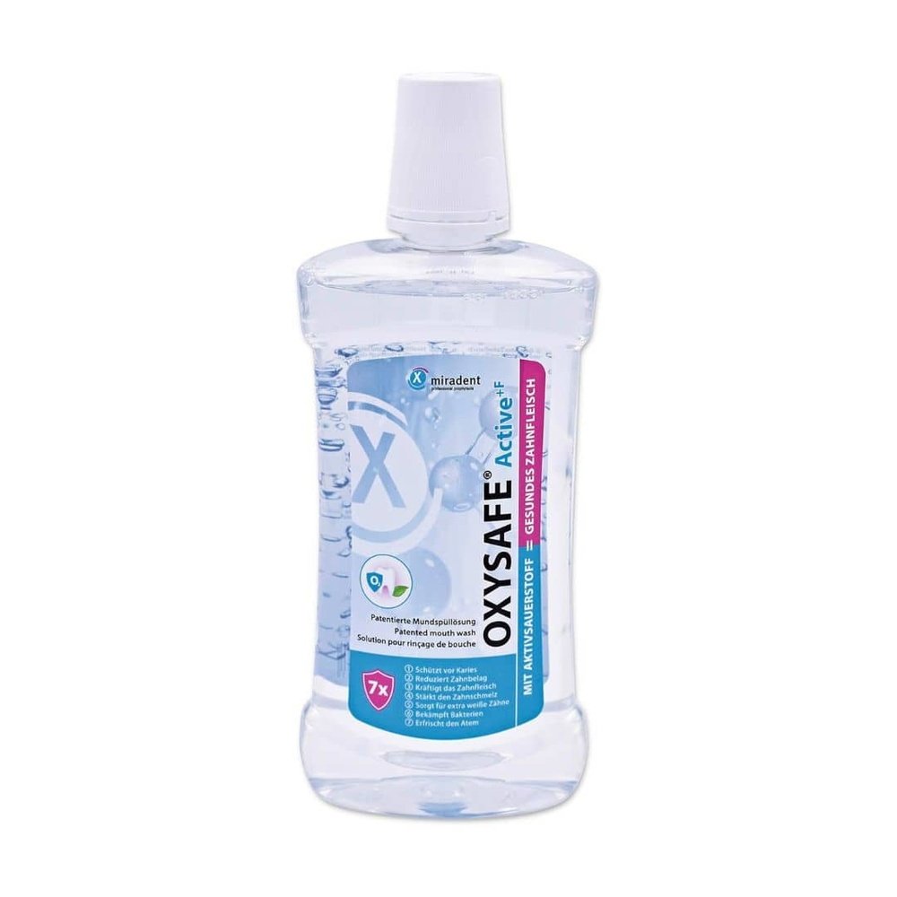 miradent – oxysafe active+f – 500ml