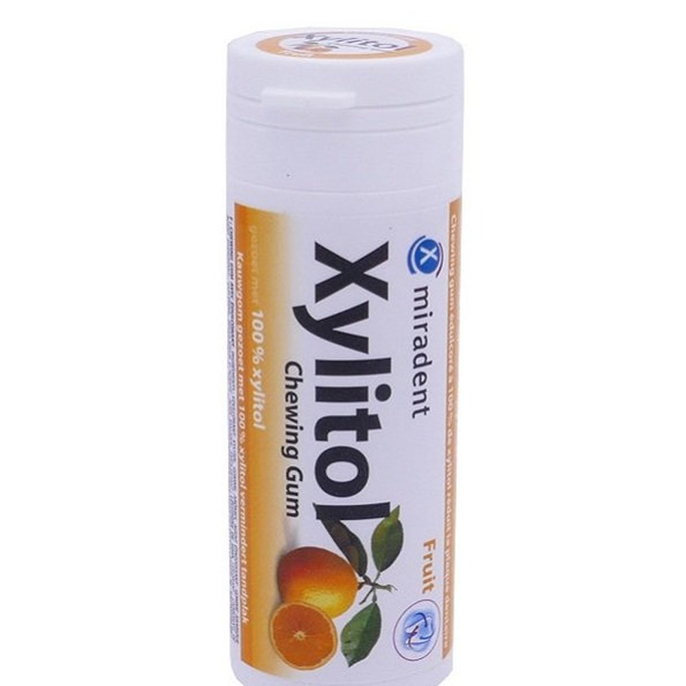 miradent – xylitol 30 chewing gum fruit