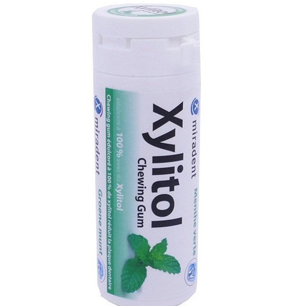 miradent – xylitol 30 chewing gum menthe verte