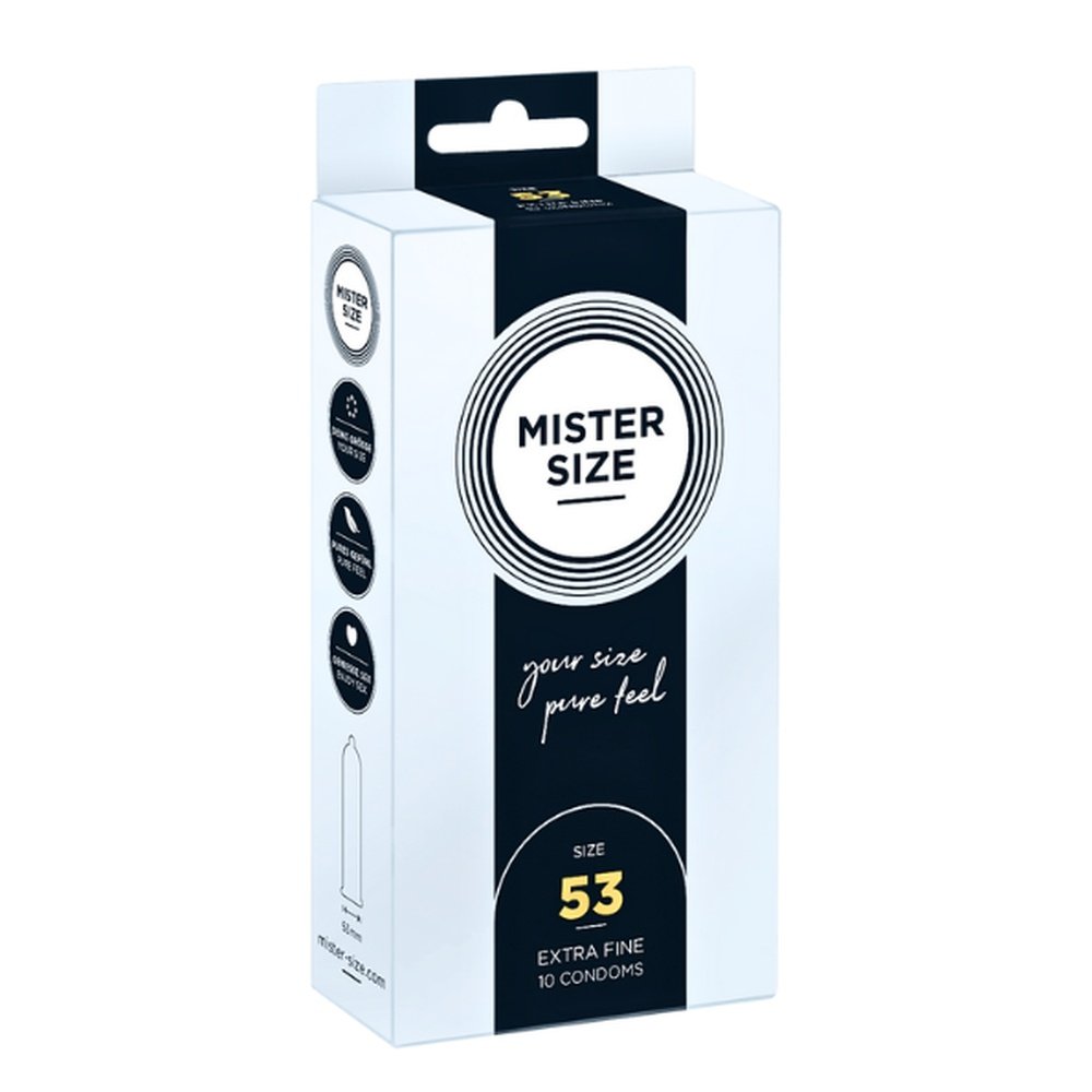 mister size – preservatif 53×10