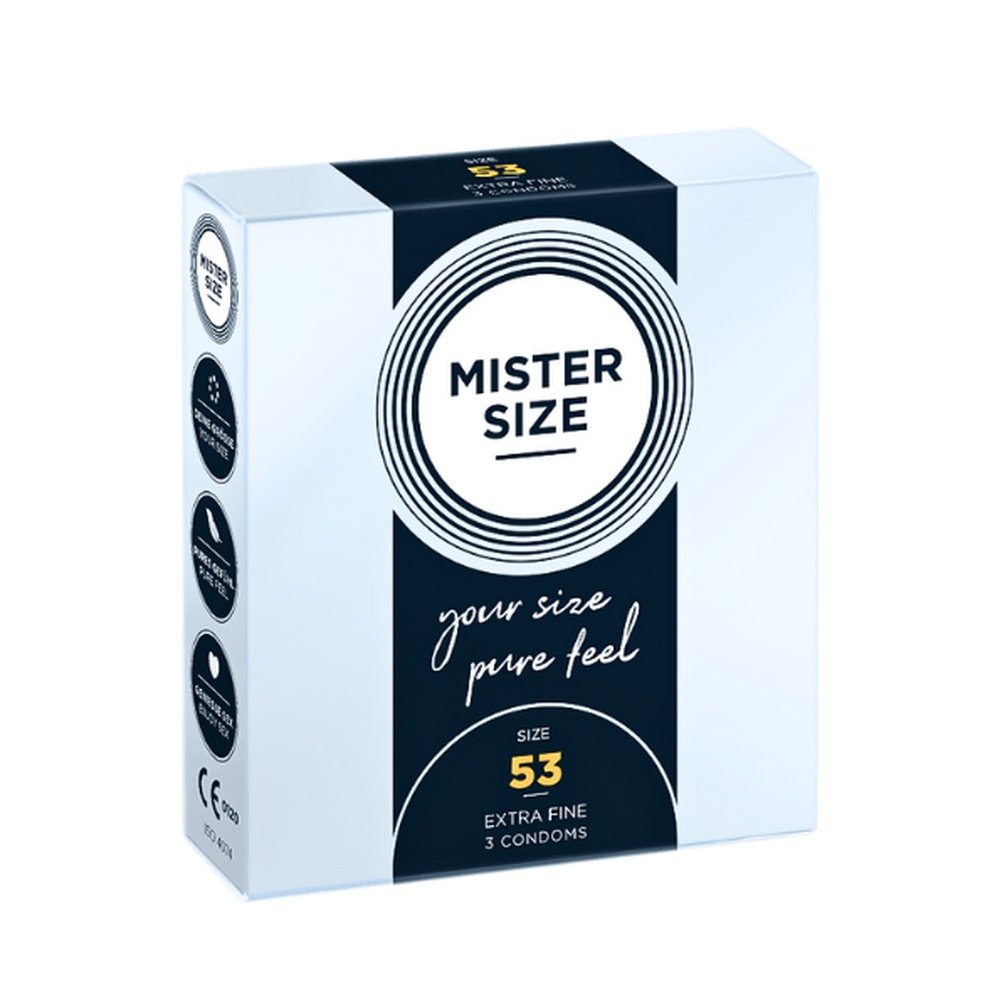 mister size – preservatif 53×3