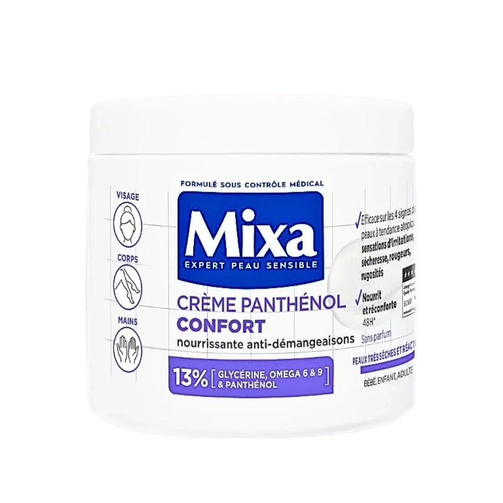 mixa – creme panthenol confort – 400ml