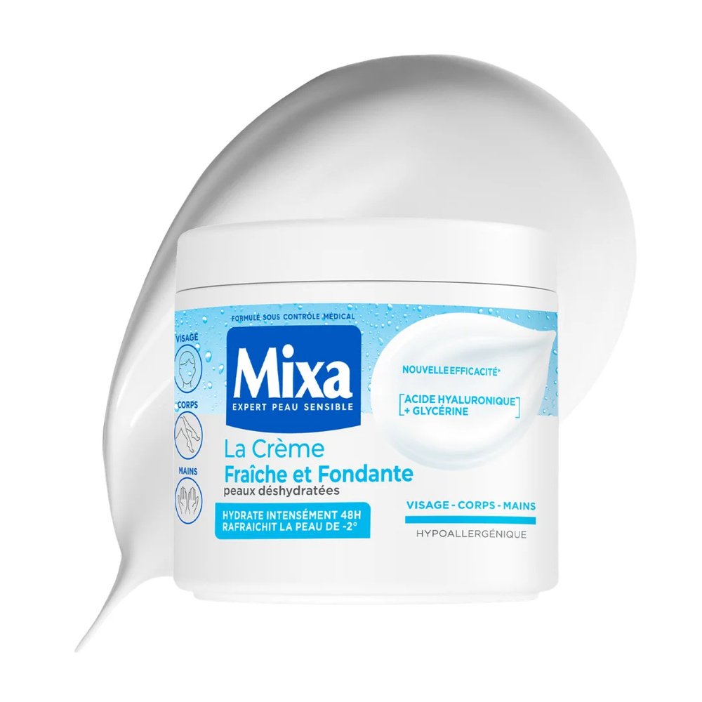 mixa – hyaluro creme fraiche et fondante – 400ml