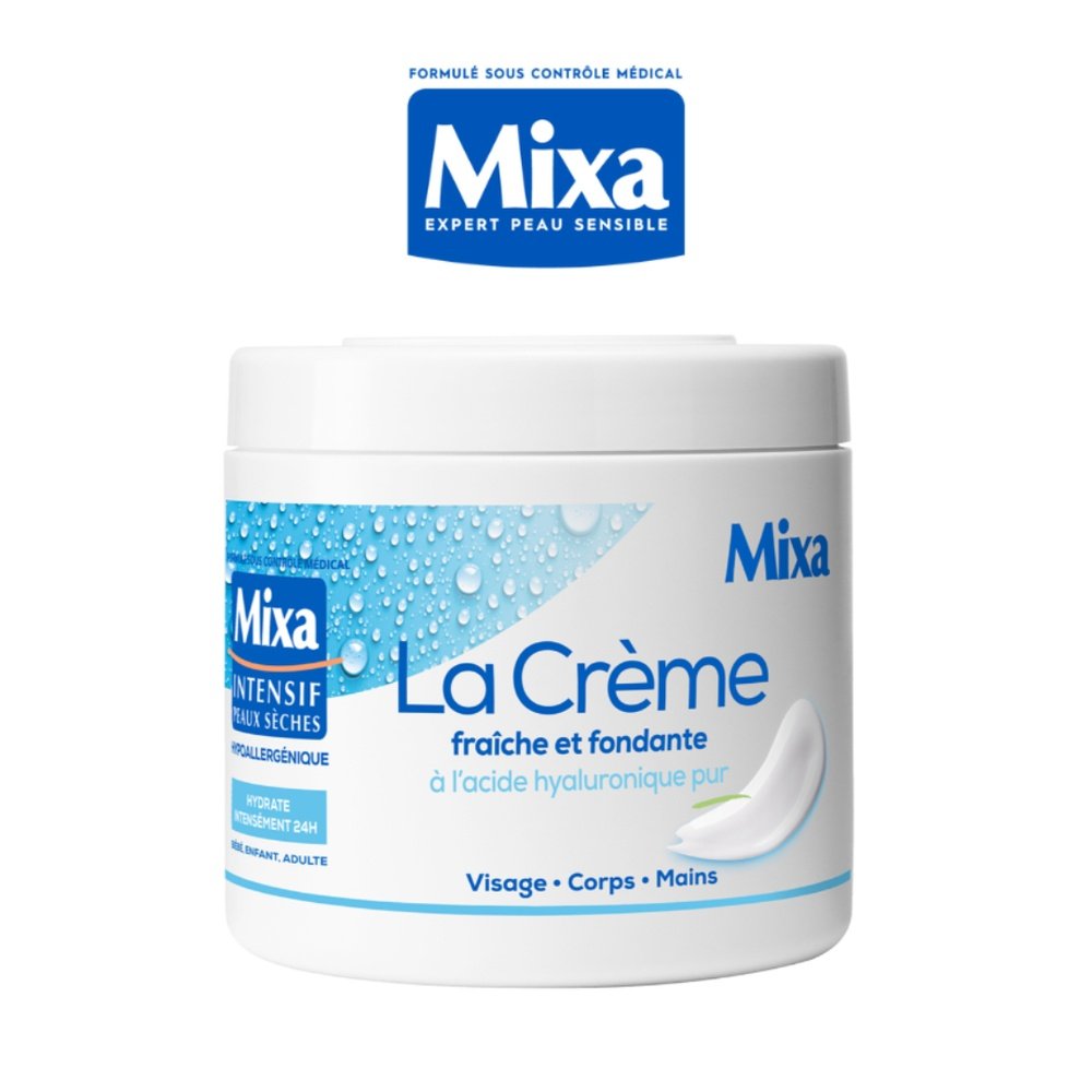 mixa – la creme a l’acide hyaluronique – 400ml