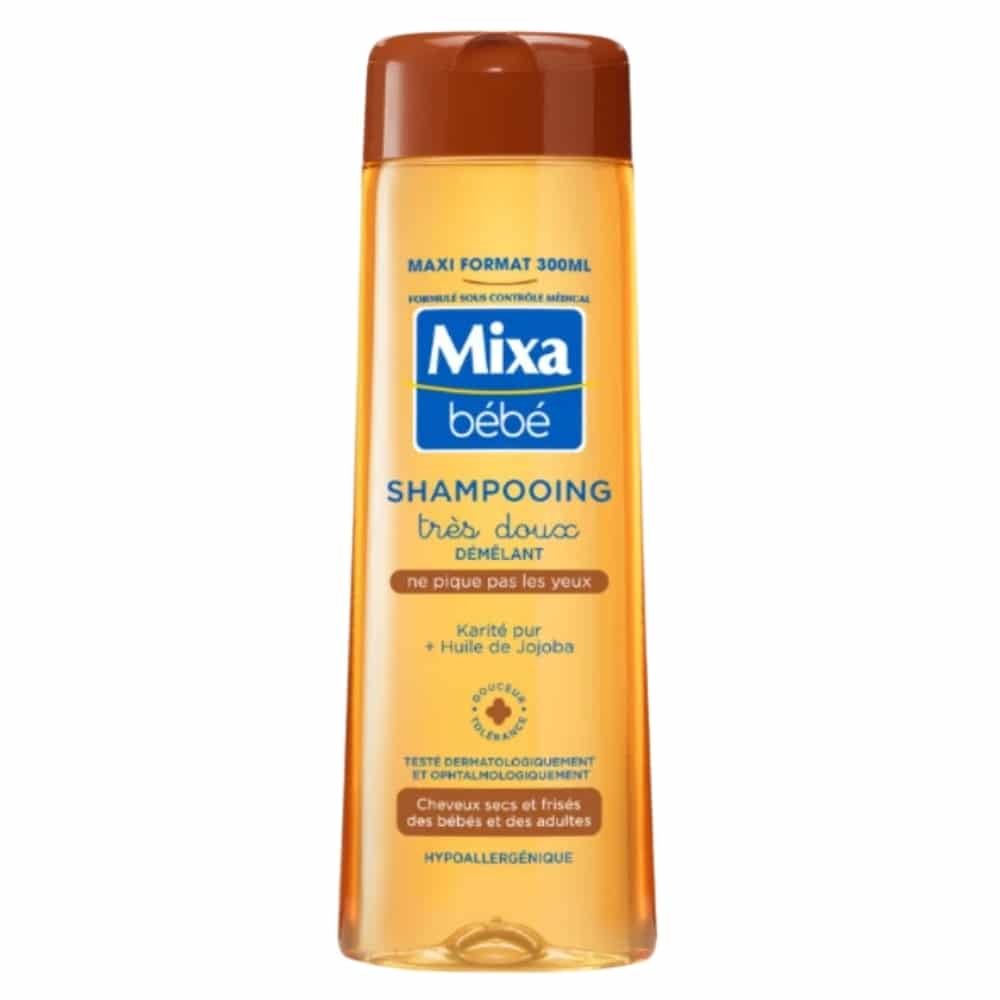 mixa – shampooing demelant tres doux karite – 300ml