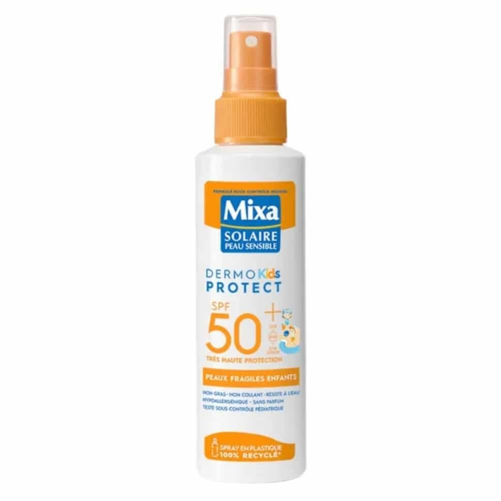 mixa – solaire kids spray pediatrique spf50+ – 150ml