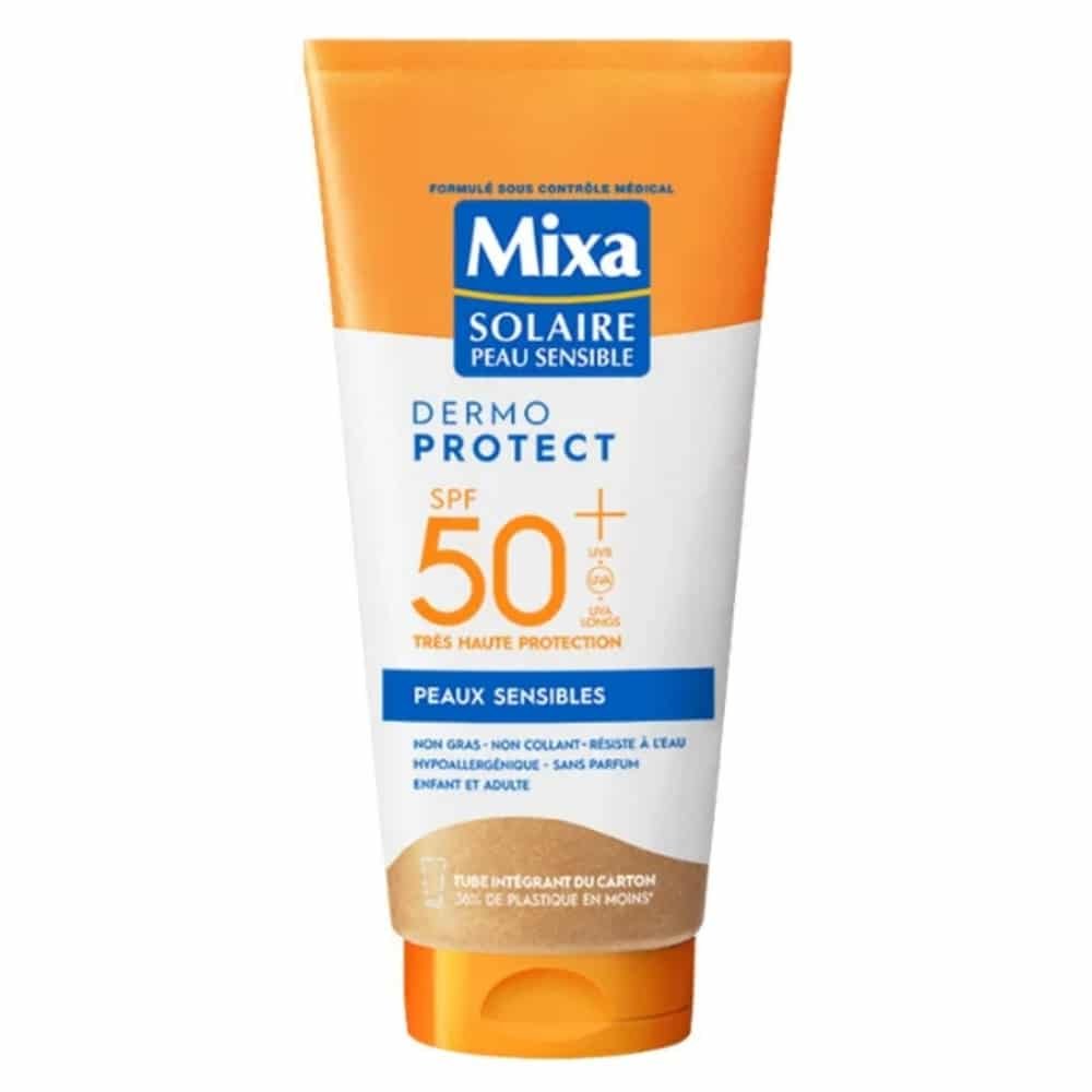 mixa – solaire lait peaux sensibles spf50+ – 175ml