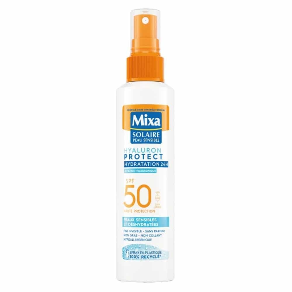 mixa – solaire spray hyaluron protect spf50+ – 150ml
