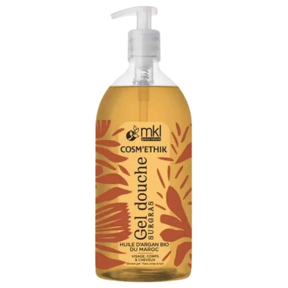 mkl – cosmethik gel douche hule d’argan bio – 1l