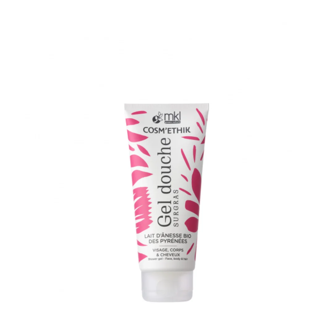 mkl – cosmethik gel douche lait d’anesse bio des pyrenees – 200ml