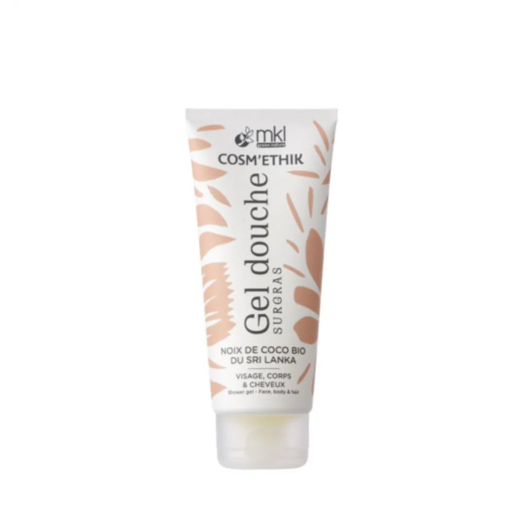 mkl – cosmethik gel douche noix de coco bio du sri lanka – 200ml
