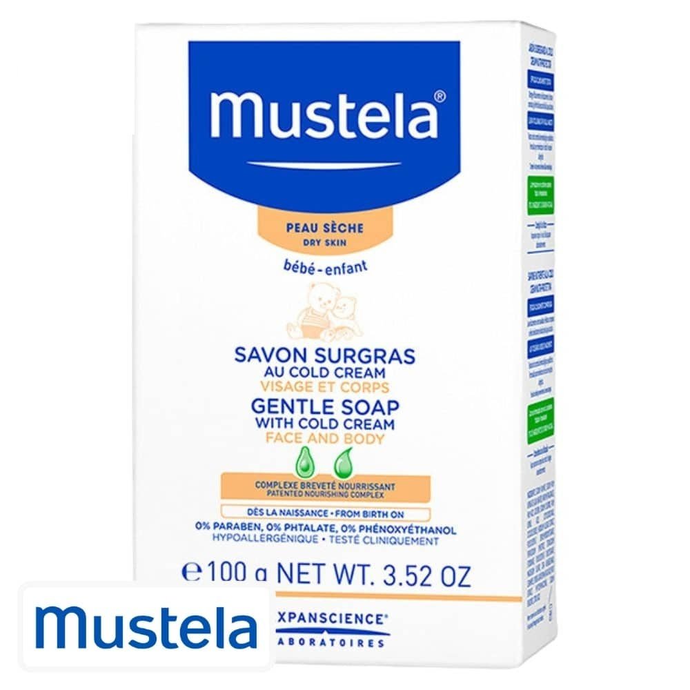 mustela – bebe enfant savon surgras au cold cream – 100g