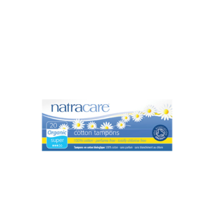 natracare – tampons super plus sans applicateur 20 unités