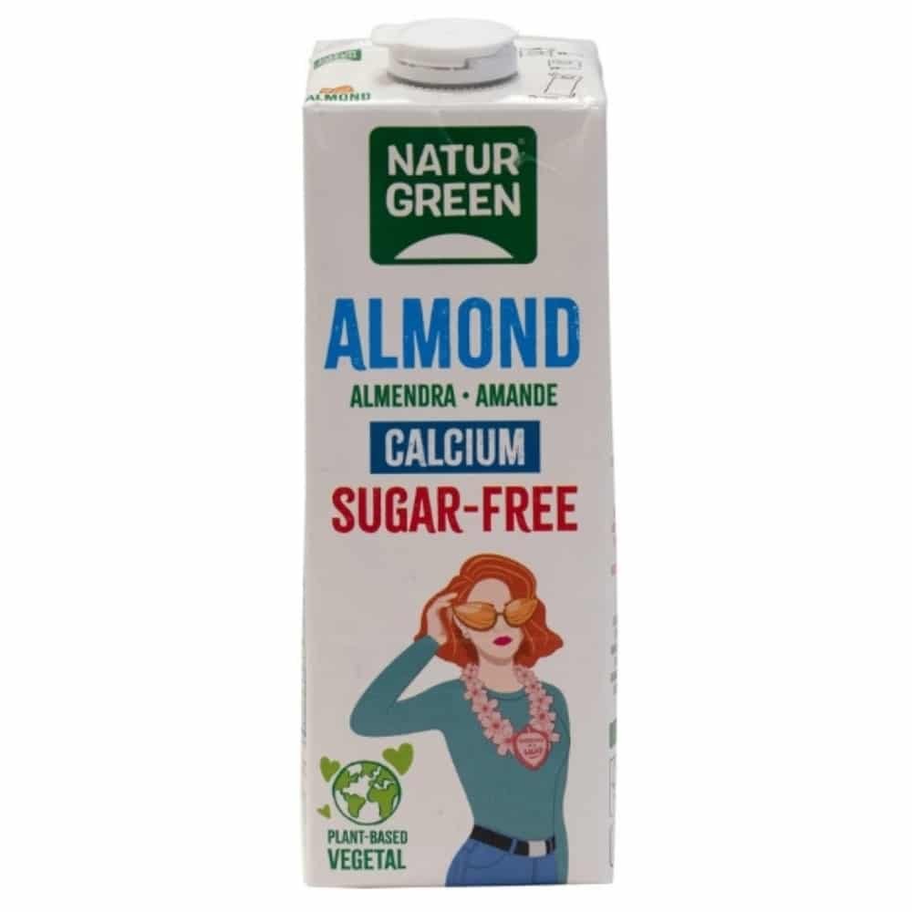 natur green – boisson a l’amande et calcium nature – 1l
