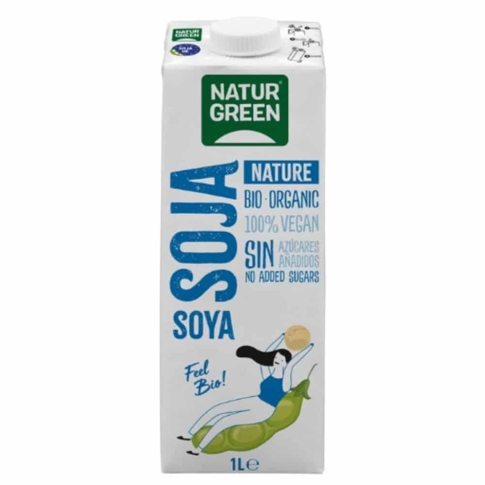 natur green – boisson au soja bio – 1l