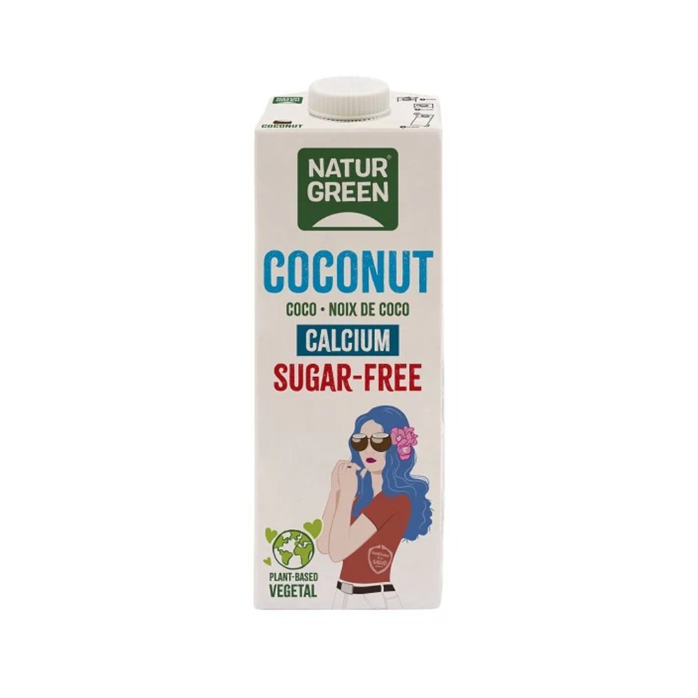 natur green – boisson coco calcium nature – 1l