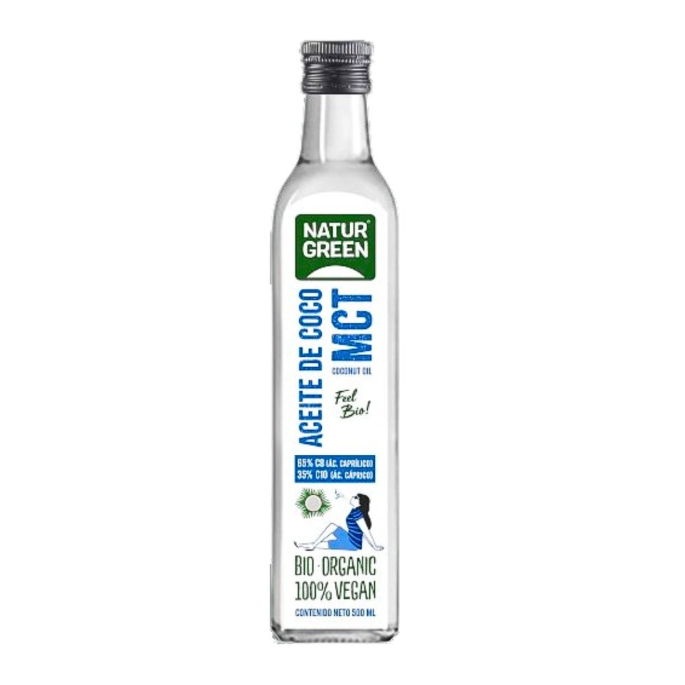 natur green – huile de coco mct – 500ml