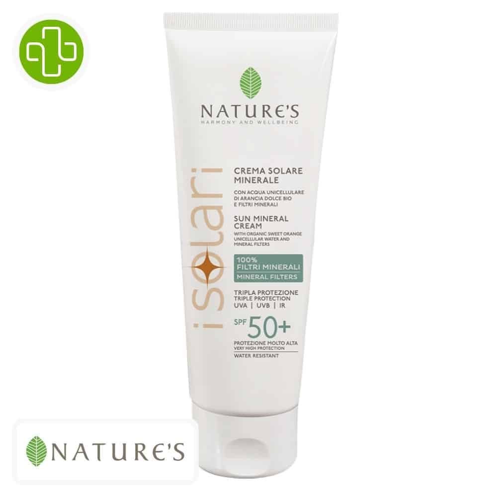 nature’s – isolari creme solaire minerale spf50+ – 100ml