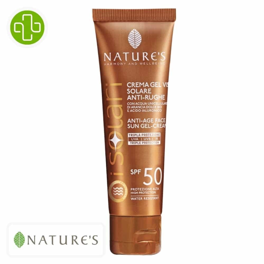nature’s – isolari gel creme solaire anti age spf50 – 50ml