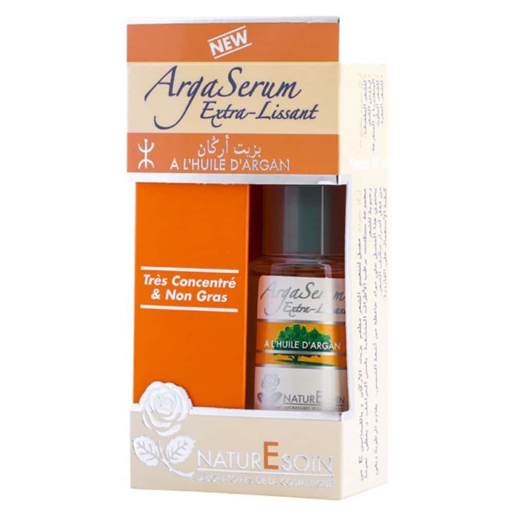 naturesoin – argaserum extra lissant a l’huile d’argan tres concentre et non gras – 50ml