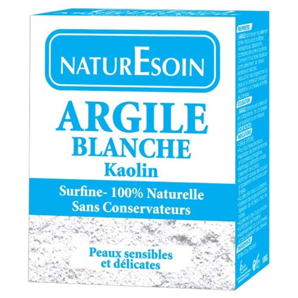 naturesoin – argile blanche kaolin – 100g