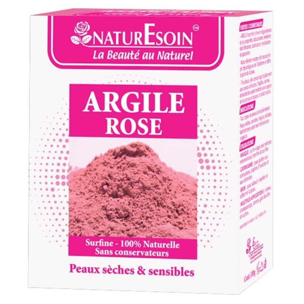naturesoin – argile rose – 100g