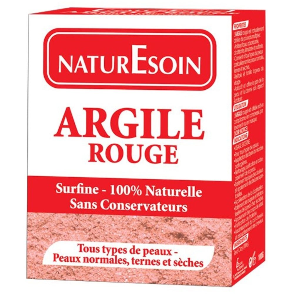 naturesoin – argile rouge – 100g