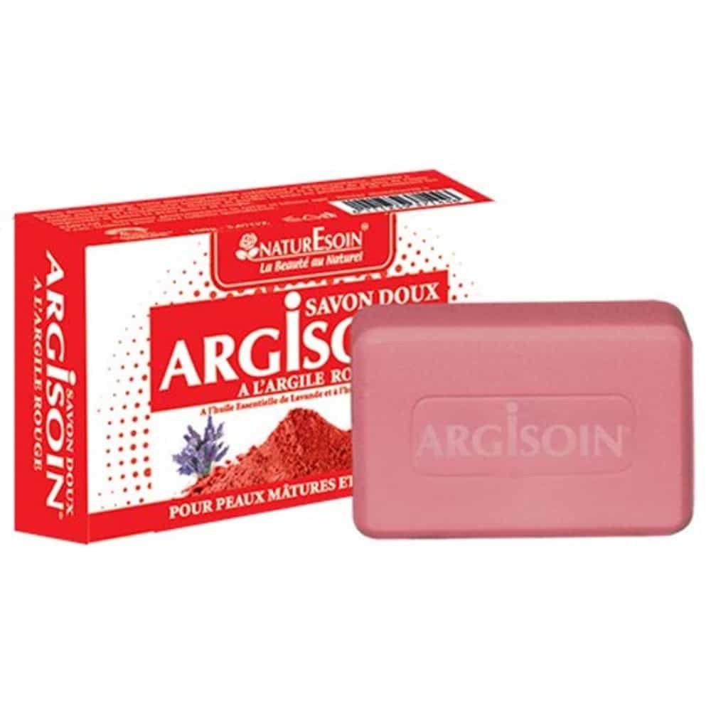 naturesoin – argisoin savon doux a l’argile rouge – 125g