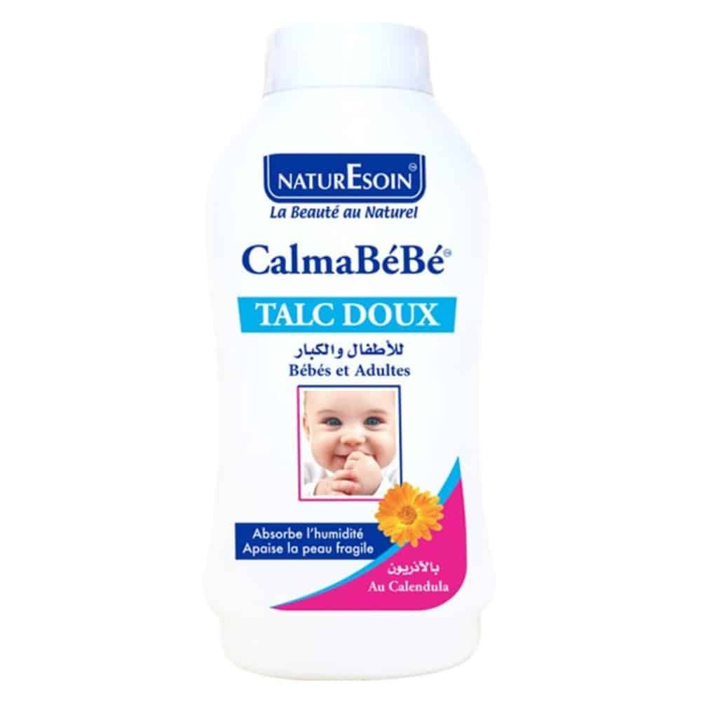 naturesoin – calmabebe talc doux – 100g