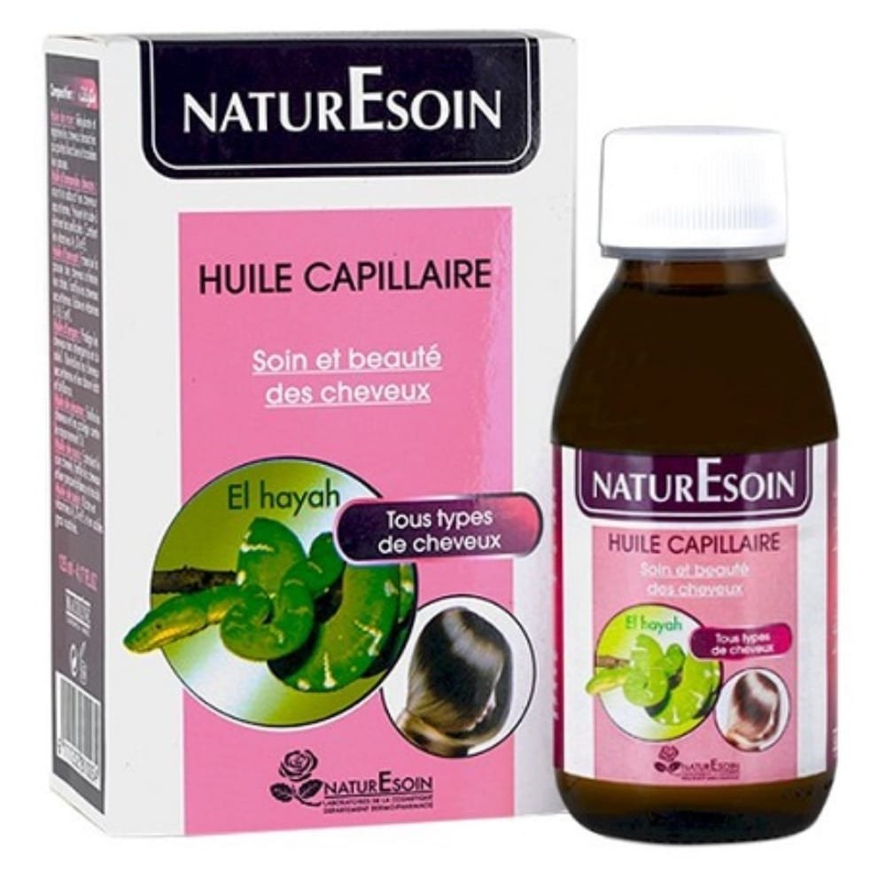 naturesoin – huile capillaire el hayah soin et beaute des cheveux – 125ml