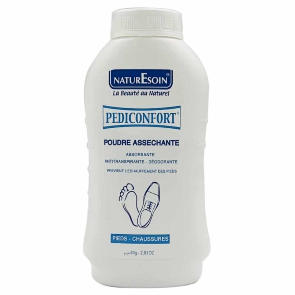 naturesoin – pediconfort poudre assechante absorbante pieds – 80g