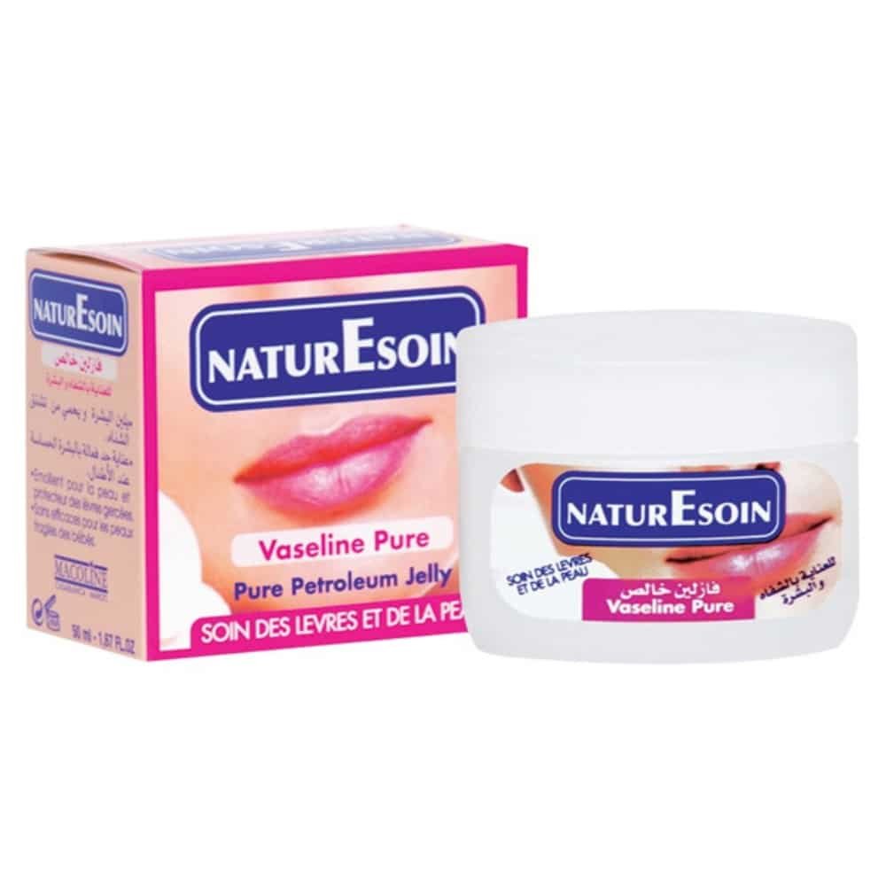 naturesoin – vaseline pure soin levres et peau – 50ml