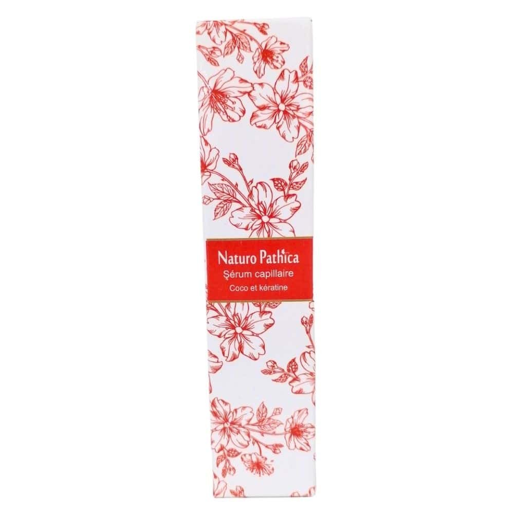 naturo pathica – serum capillaire coco et keratine – 50g