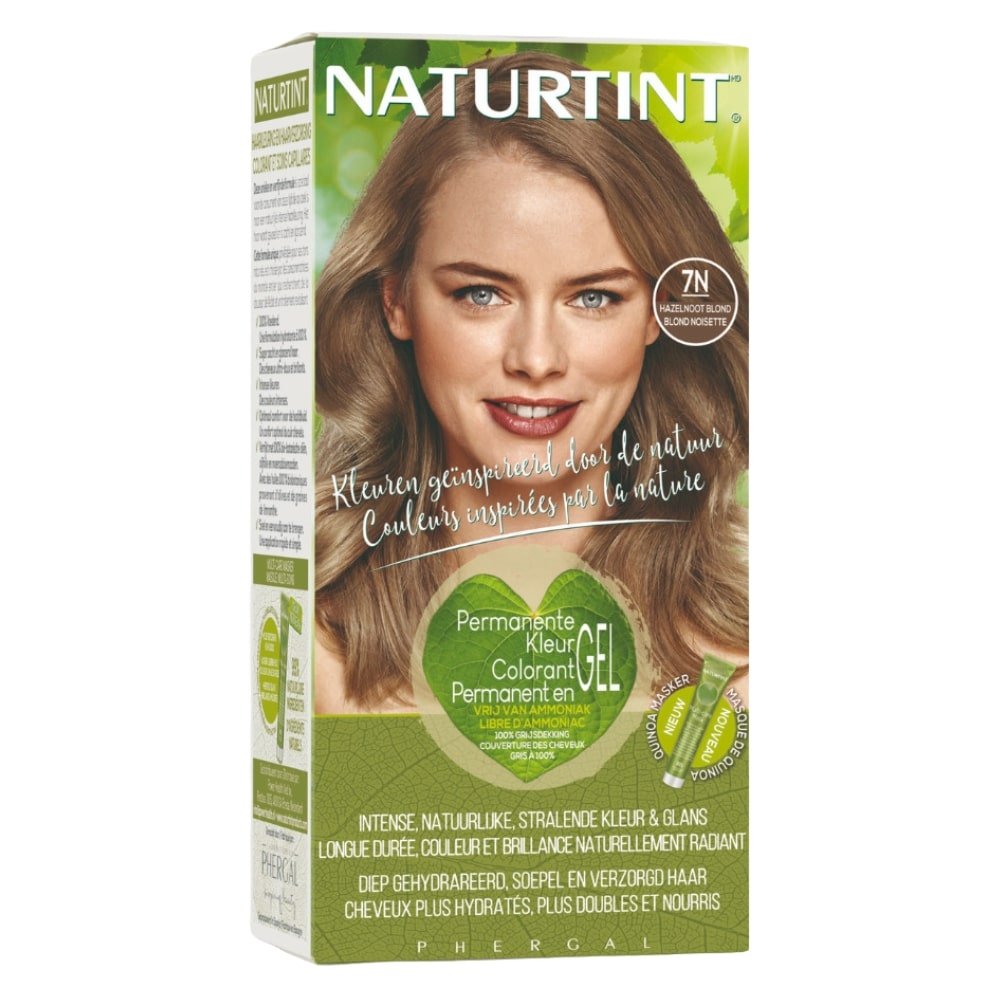 naturtint – coloration capillaire permanente – 150ml – 7n – blond noisette