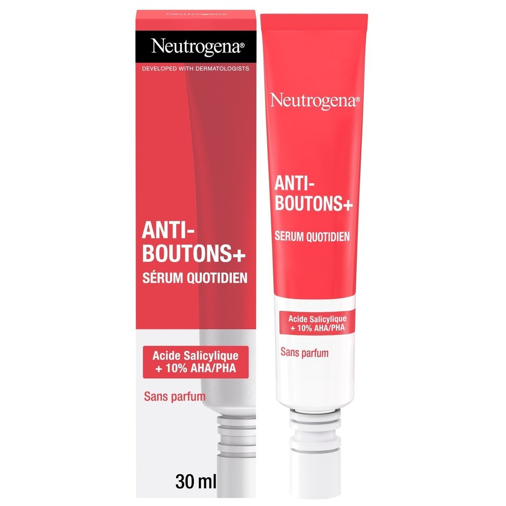 neutrogena – anti boutons+ serum quotidien – 30ml