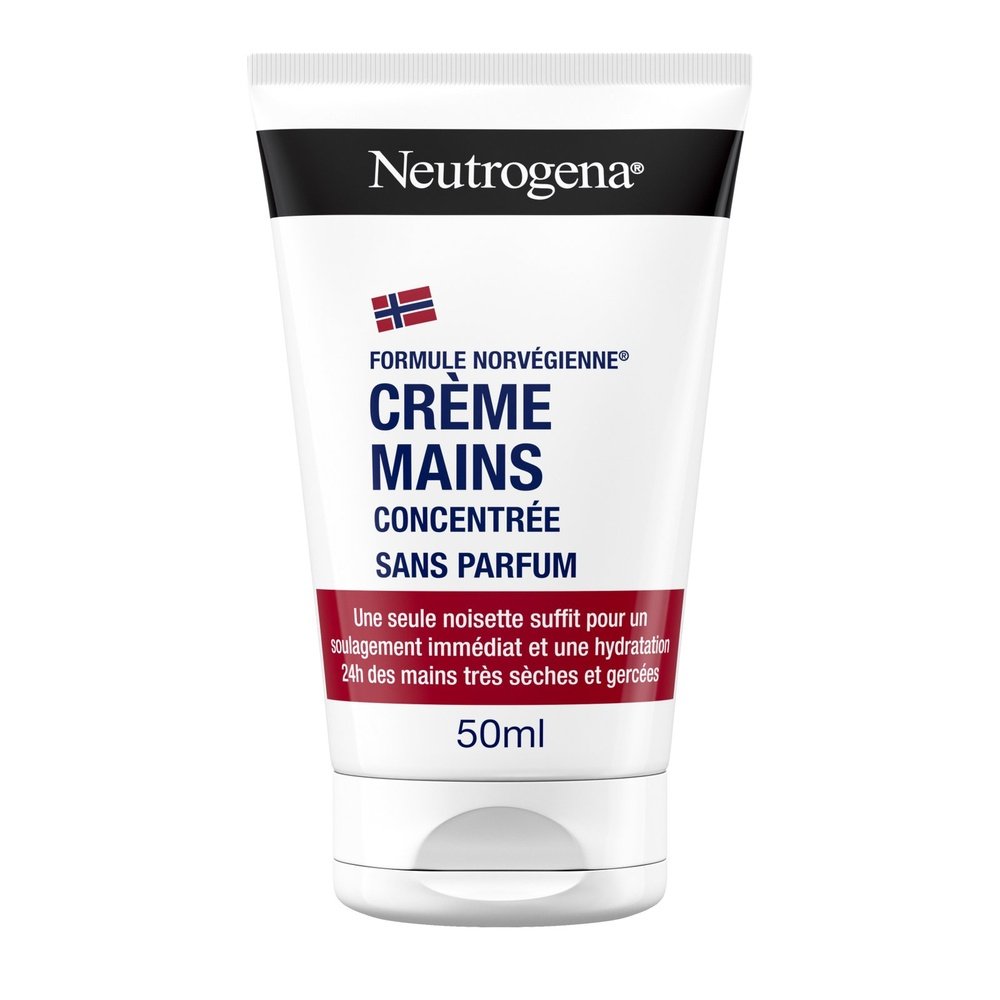 neutrogena – creme mains hydratation 24h peaux seches – 50ml