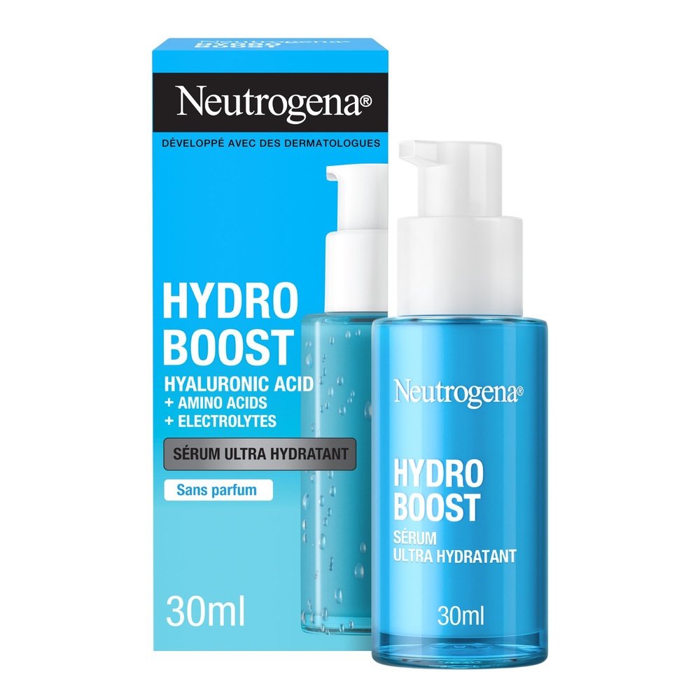 neutrogena – hydro boost serum visage hydratant acide hyaluronique – 30ml