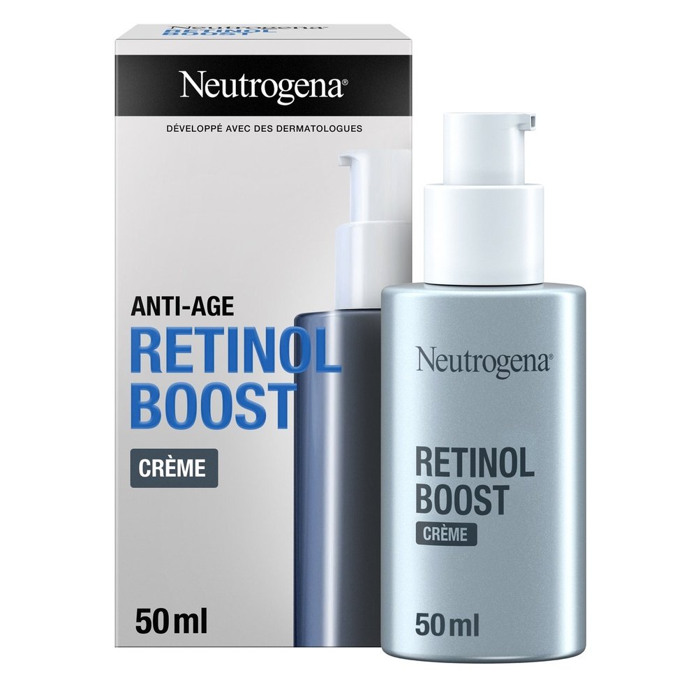 neutrogena – retinol boost creme visage anti age anti rides – 50ml