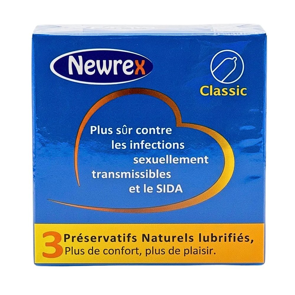 newrex – classic 3 preservatifs