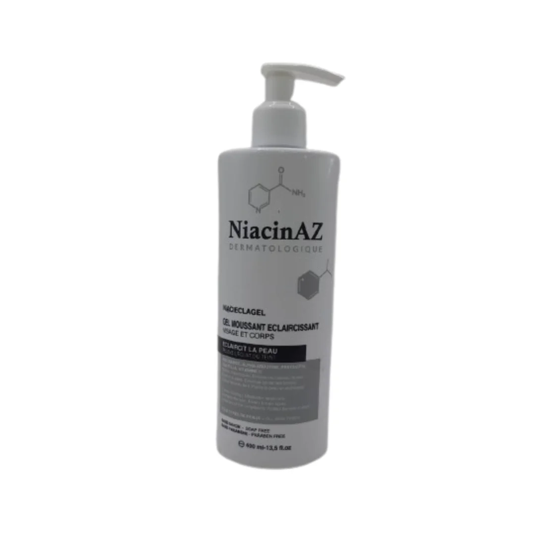 niacinaz – niacieclagel gel moussant eclaircissant – 400ml