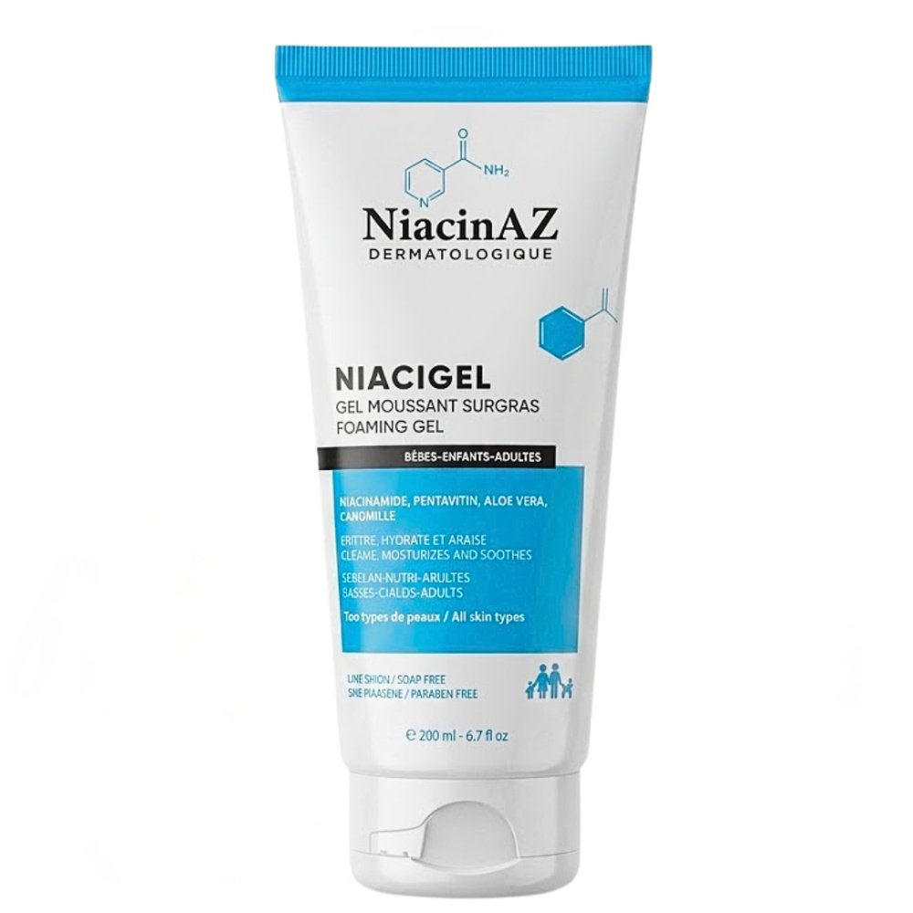 niacinaz – niacigel gel moussant surgras – 200ml