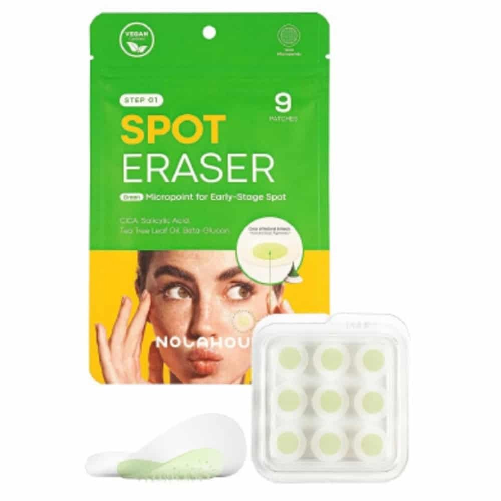 nolahour – step 1 spot eraser green – 9 patches