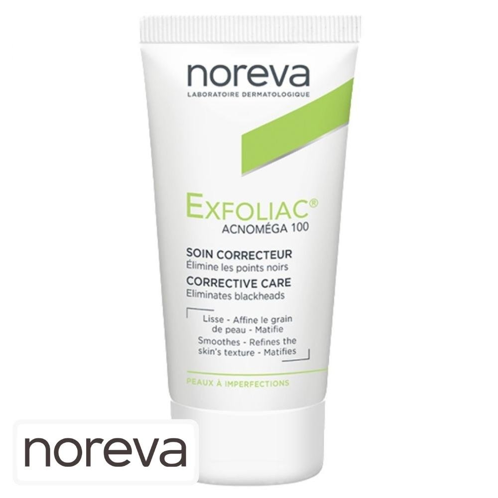 noreva – exfoliac acnomega 100 soin correcteur points noirs – 30ml