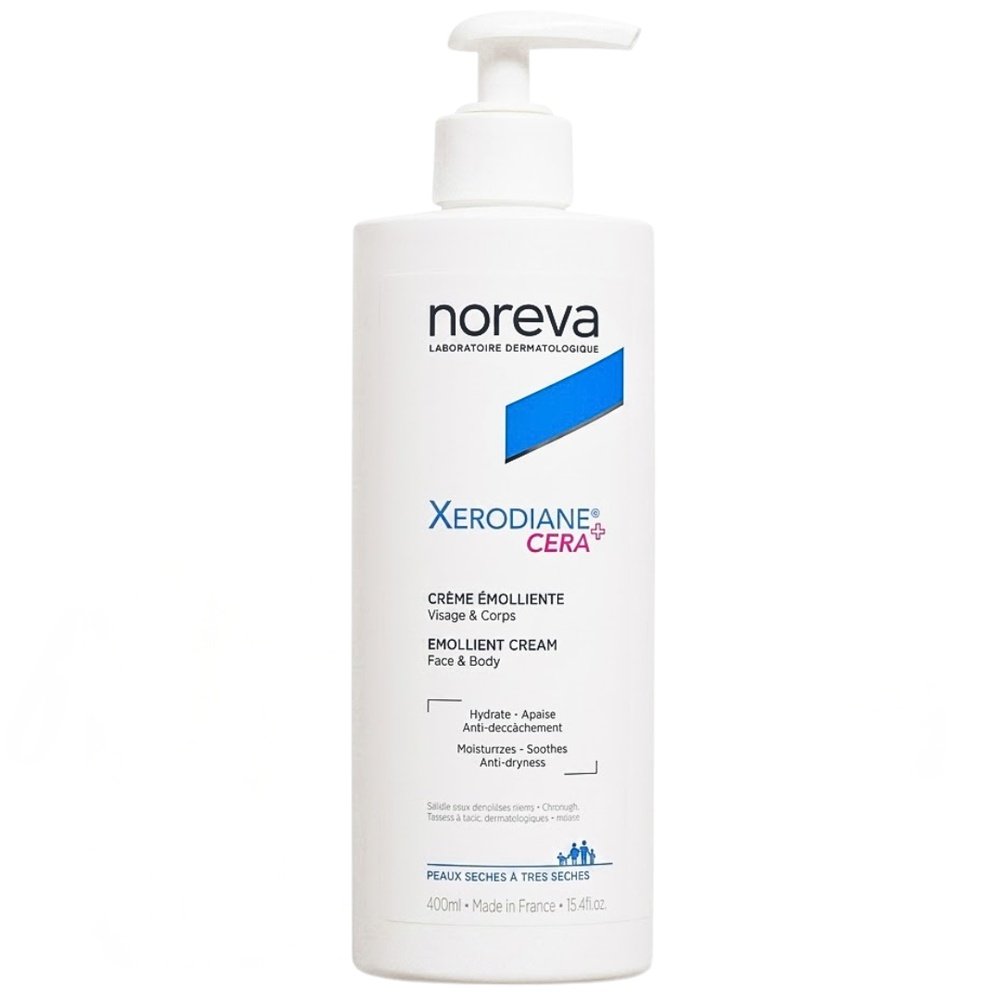 noreva – xerodiane+ cera creme emollient – 400ml