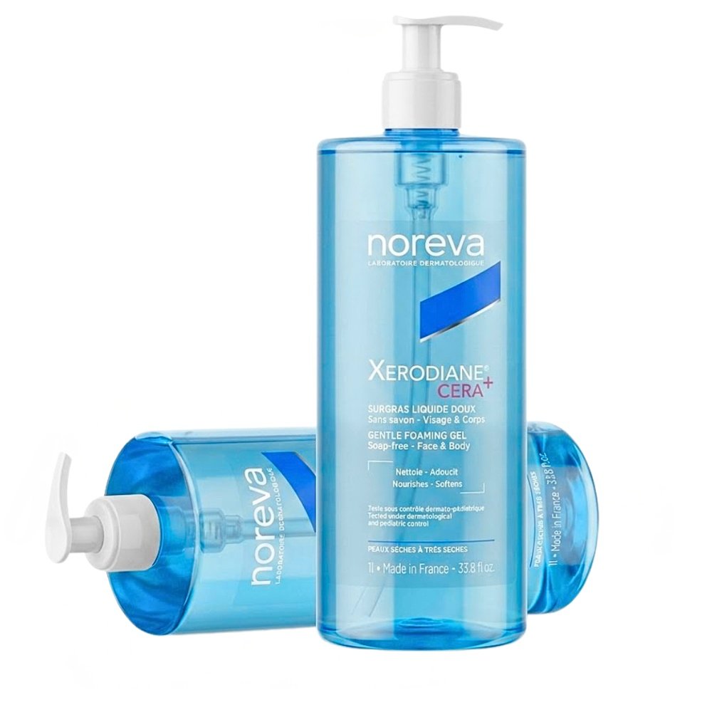 noreva – xerodiane+ cera gel surgras liquide doux – 1l